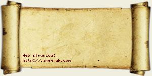 Žanka Vojnović vizit kartica